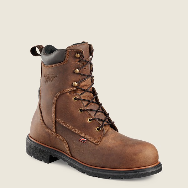 Red Wing Safety Boots Dynaforce® - 8-Inch Toe - Brune - Herre 7019-WAIOL